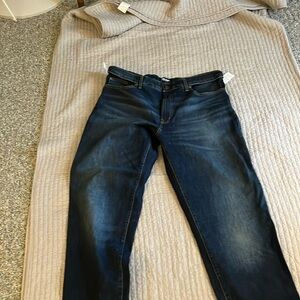 LANDS END JEANS 38/34L dark blue flex waistband